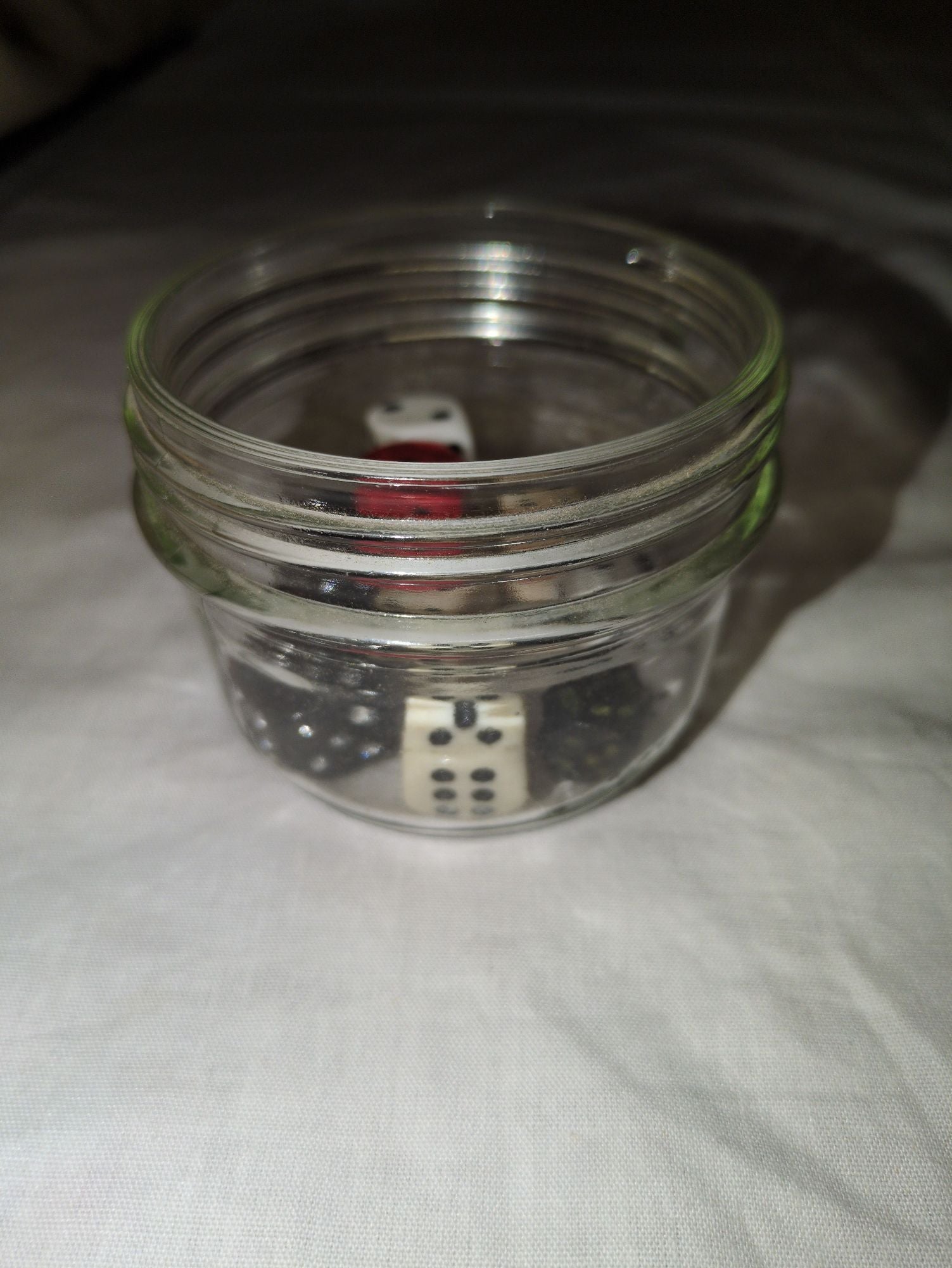 Test Terninger i glas